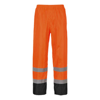 Portwest H444 Hi-Vis Contrast Classic Rain Trousers