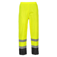 Portwest H444 Hi-Vis Contrast Classic Rain Trousers
