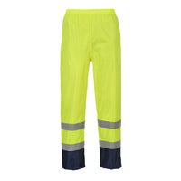 Portwest H444 Hi-Vis Contrast Classic Rain Trousers