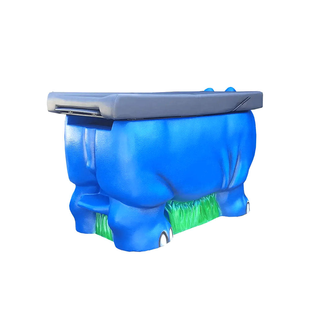 Pedia Pals ZooPals Hippo Pediatric Exam Table | Built-In Storage & Gas-Spring Backrest