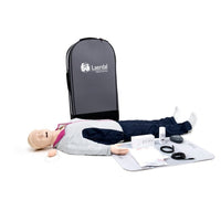 Heartsmart Laerdal Resusci Anne QCPR Full Body with Airway Head with Trolley Case - Rechargeable