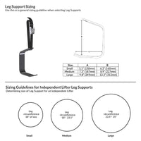 Handicare Independent Lifter Leg Support Kit