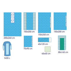 SUBMED Hip Arthroscopy Surgical Set #1