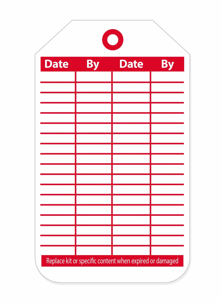 Cubix Safety Bleeding Control Inspection Documentation Tag