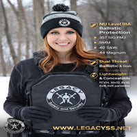 Legacy Safety and Security Level IIIA Dual-Threat Soft Armor Panels for Concealable Body Armor Carriers and Backpacks
