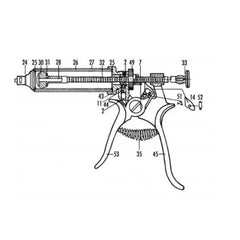 Jorgensen Labs Front End with Luer Lock for 10cc Henke Roux Syringe