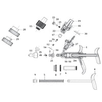 Jorgensen Labs Spare parts for Ferromatic Automatic Syringe - Glass Barrel
