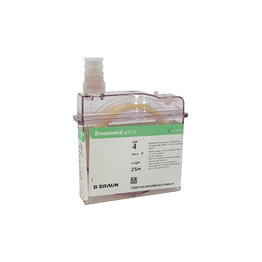 Jorgensen Labs Braunamid Cassette 4 Synthetic Non-Absorbable Suture