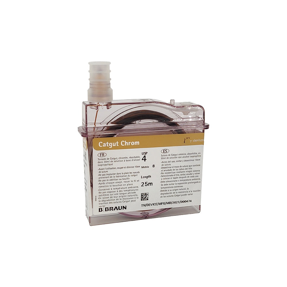 Jorgensen Labs Catgut Medium Chromic Cassette 4 Veterinary Suture