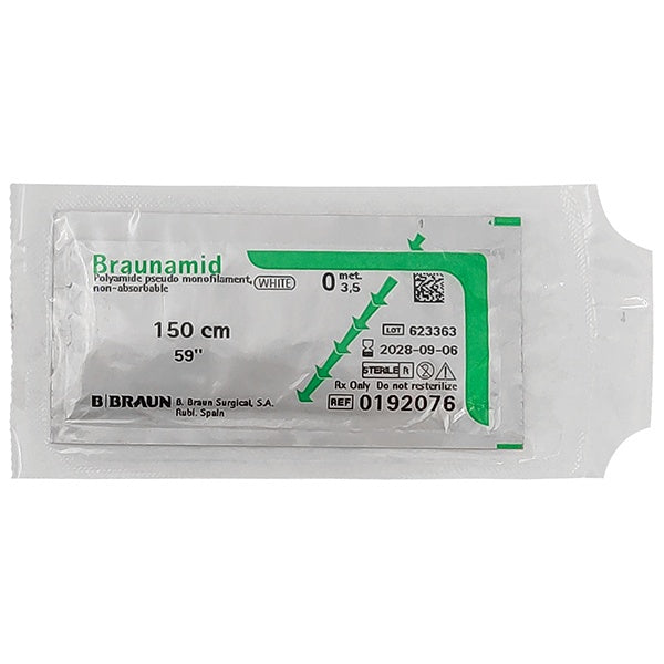 Jorgensen Labs Braunamid 60 0 Precut Suture