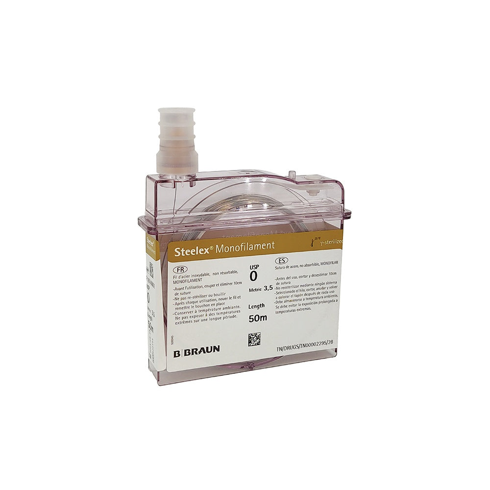 Jorgensen Labs Stainless Steel Suture Cassette Size 0 for Veterinary Sterilization