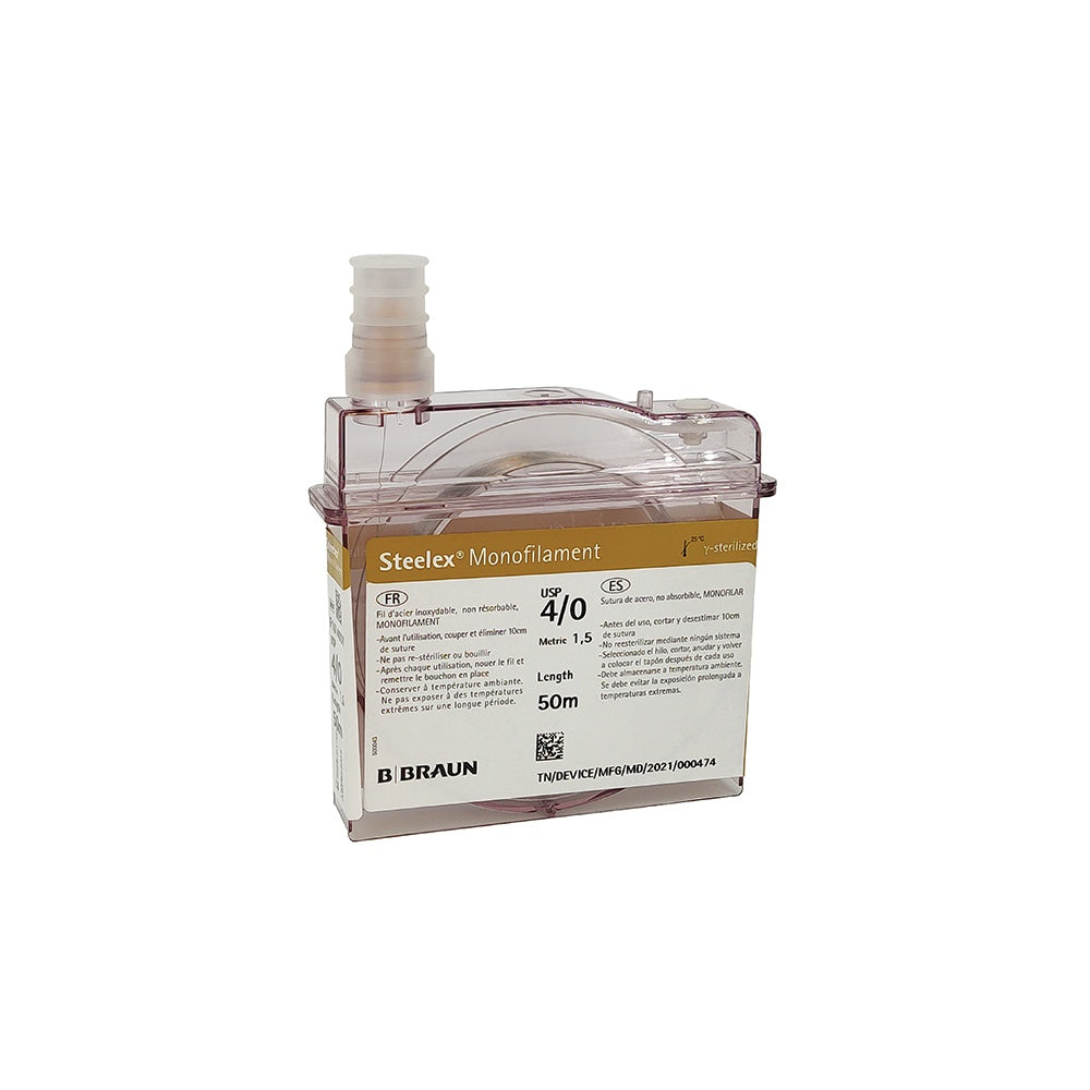 Jorgensen Labs Stainless Steel Suture Cassette 4-0 for Veterinary Surgery