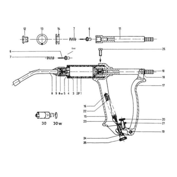 Jorgensen Labs J0128MD08 Nozzle and Washer