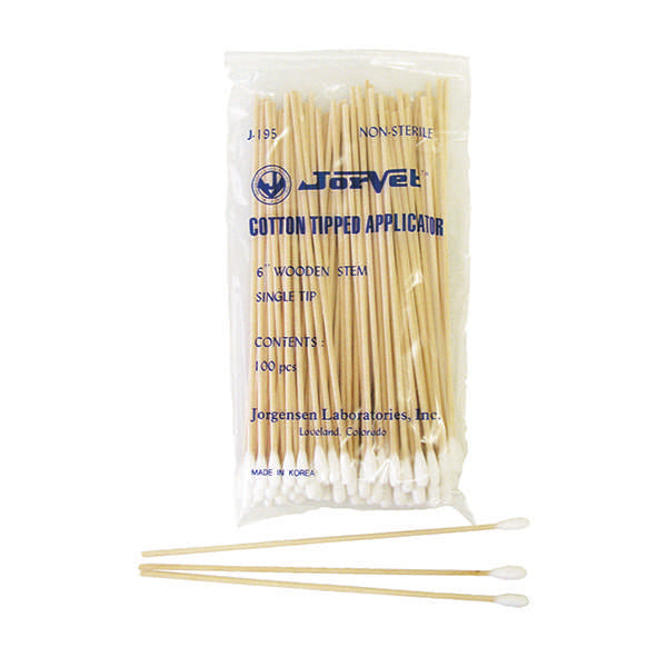 Jorgensen Labs J0195B Jorvet Cotton Tip Applicators, 3 Inch