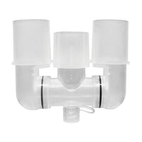 Jorgensen Labs Wye Anesthesia Hose Swivel Connector