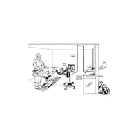 Jorgensen Labs Gas-Vak Single Station Anesthesia Scavenging System