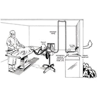 Jorgensen Labs Gas Vak – Single Station – Reliable Anesthetic Waste Scavenging for Veterinary Clinics