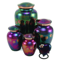 Jorgensen Labs Classic Paw Print Urn Raku – A Dignified Memorial for Your Beloved Companion