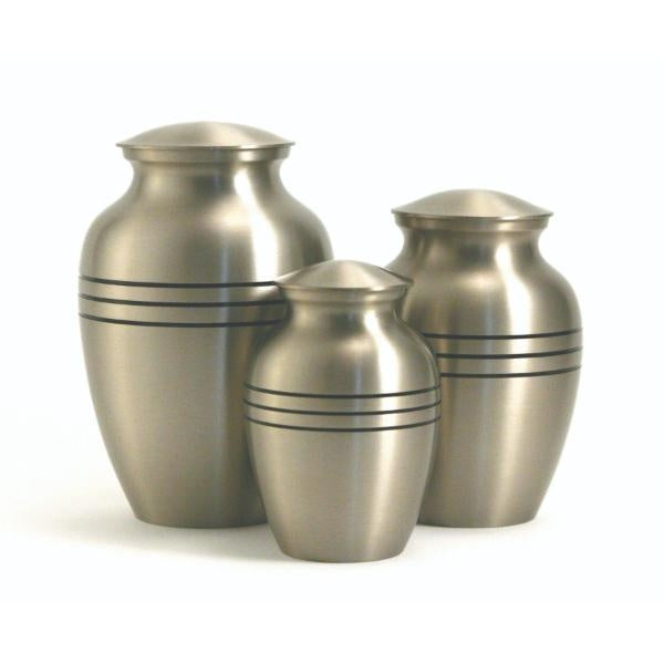Jorgensen Labs Classic Pewter Urn Medium - Professional Veterinary Memorial Solution