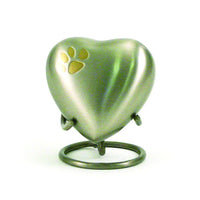 Jorgensen Labs Pawprint Classic Pewter Heart