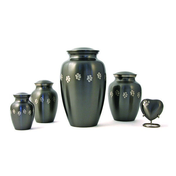 Jorgensen Labs Classic Paw Print Slate Urn