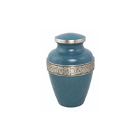 Jorgensen Labs Avalon Evening Blue Pet Cremation Urn - Large Capacity