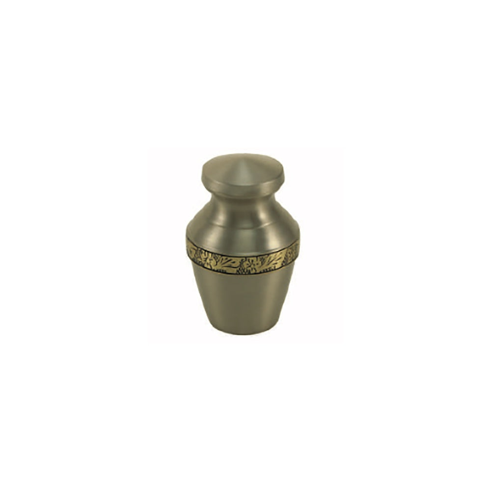 Jorgensen Labs Pewter Mini Memorial Keepsake Urn for Veterinary Bereavement