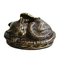 Jorgensen Labs Cat Angel Faux Bronze Urn - Professional Feline Memorial Vessel