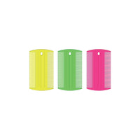 Jorgensen Labs Assorted Colored Flea Combs for Professional Veterinary Parasite Detection
