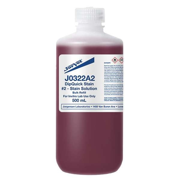 Jorgensen Labs Dip Quick 2 Stain Only - Professional Hematology Staining Solution