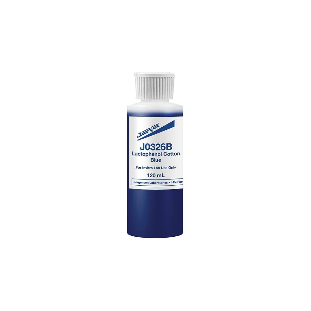 Jorgensen Labs Lactophenol Cotton Blue Fungal Stain for Clinical Microscopy