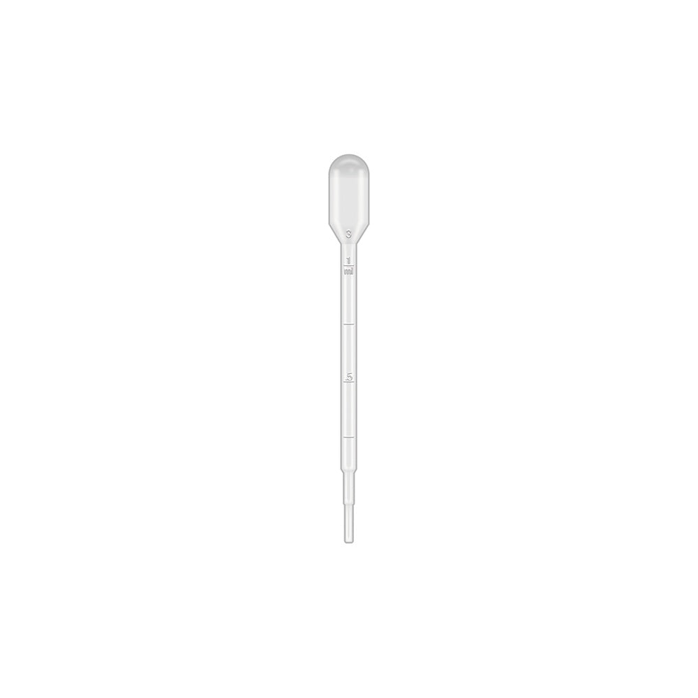 Jorgensen Labs 3.0ml Graduated Transfer Pipettes for Precision Liquid Handling