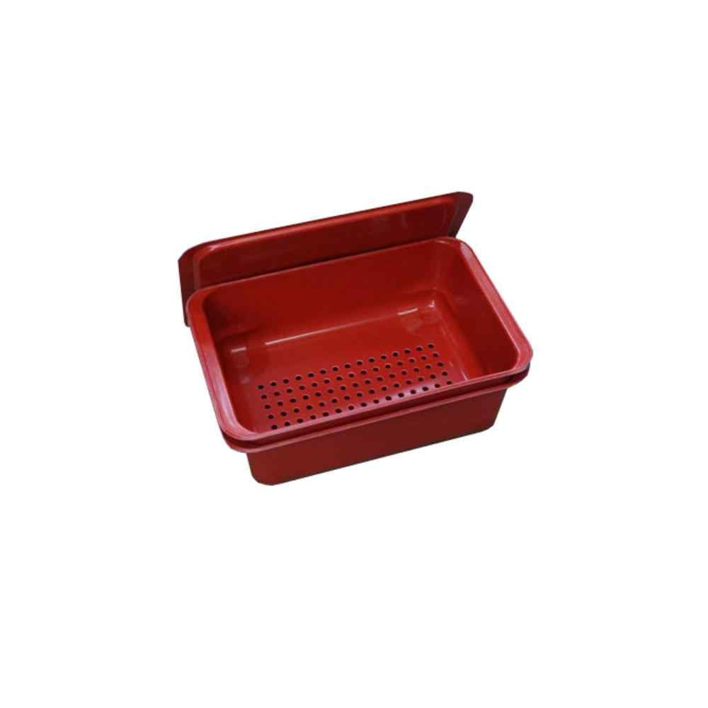 Jorgensen Labs Large Cold Sterilization Tray for Veterinary Instrument Disinfection