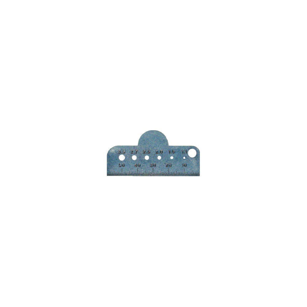 Jorgensen Labs Bone Screw and Drill Bit Gauge for Orthopedic Surgery
