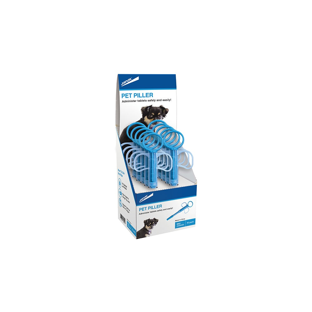 Jorgensen Labs Pet Piller with Soft Rubber Tip for Clinical Medication Administration