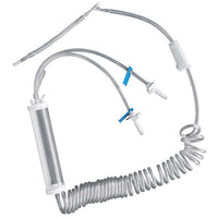 Jorgensen Labs J0400LEX Economy Equine Coiled I.V. Tubing Set