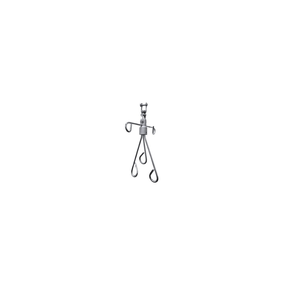 Jorgensen Labs J0400R Stainless Steel IV Fluid Hanger
