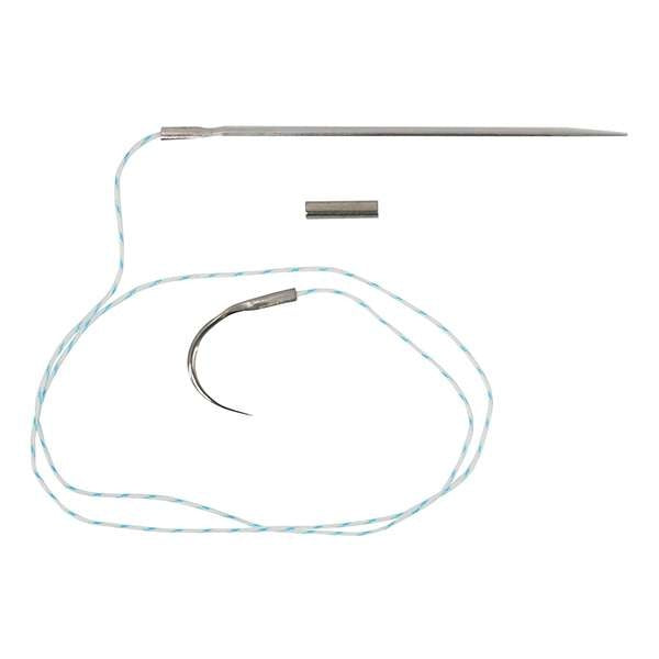 Jorgensen Labs J0444DAC and J0444DC E-Fiber Lateral Suture with Curved and Straight Needles and Crimp Tube