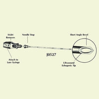 Jorgensen Labs 18G x 15cm Chiba EchoTip Needle