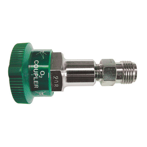 Jorgensen Labs Male DISS to Female Ohio Medical Gas Adapter