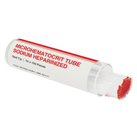 Jorgensen Labs Heparinized Microhematocrit Tubes for Clinical Diagnostics