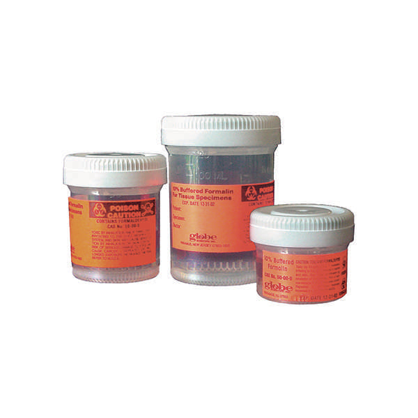 Jorgensen Labs Formalin Filled Container, 10 Pack