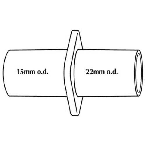 Jorgensen Labs Anesthesia Hose Adaptor for Secure Medical Gas Connections