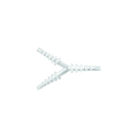 Jorgensen Labs Small Y-Barbed Connector for Secure Tubing Integration