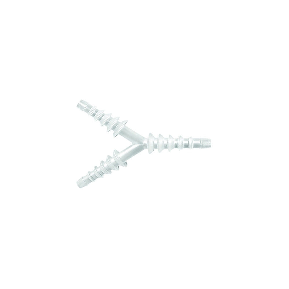 Jorgensen Labs Small Y-Barbed Connector for Secure Tubing Integration