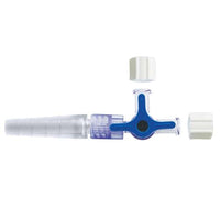 Jorgensen Labs 3-Way Stopcock Attached to Male Luer Lock