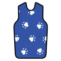 Jorgensen Labs J0676WML X-Ray Aprons with Velcro, Royal Blue Paws - Large