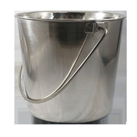 Jorgensen Labs 4 Quart Stainless Steel Bucket - Professional Grade Utility Pail