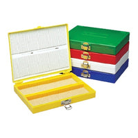 Jorgensen Labs 100 Place Microscope Slide Box