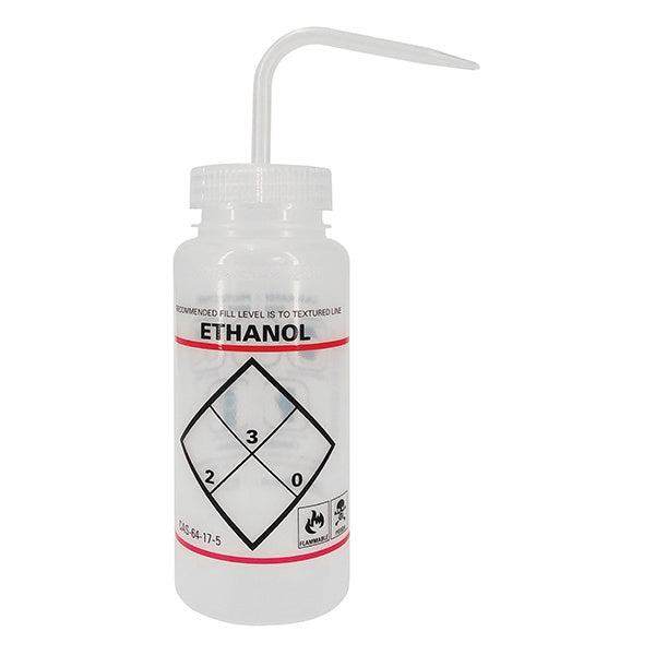Jorgensen Labs J0817Q/J0817F Ethanol Labeled Wash Bottle